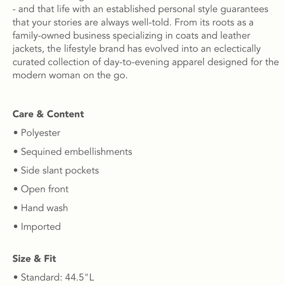 Sequin Silver Duster Anthropologie Dulcinea Jacket x BB Dakota Size Large - Picture 7 of 10